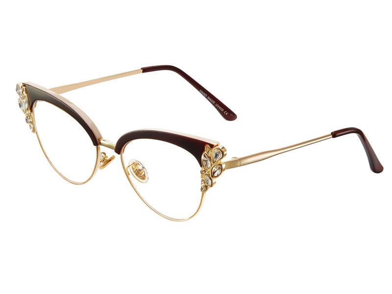 Bling Cat Eye Glasses