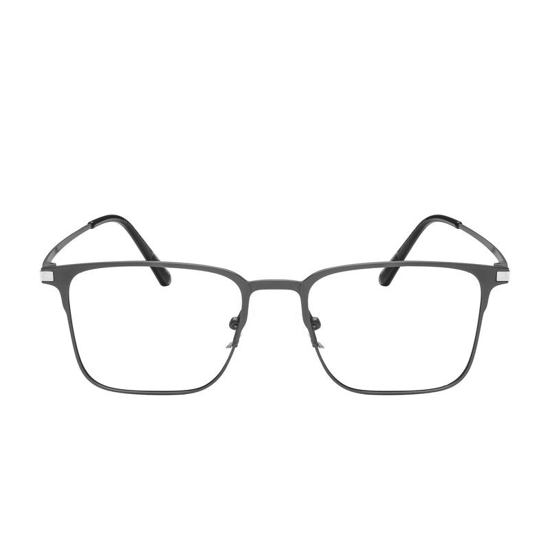 Oscar Acetate Rectangle Magnetic Clip on Glasses