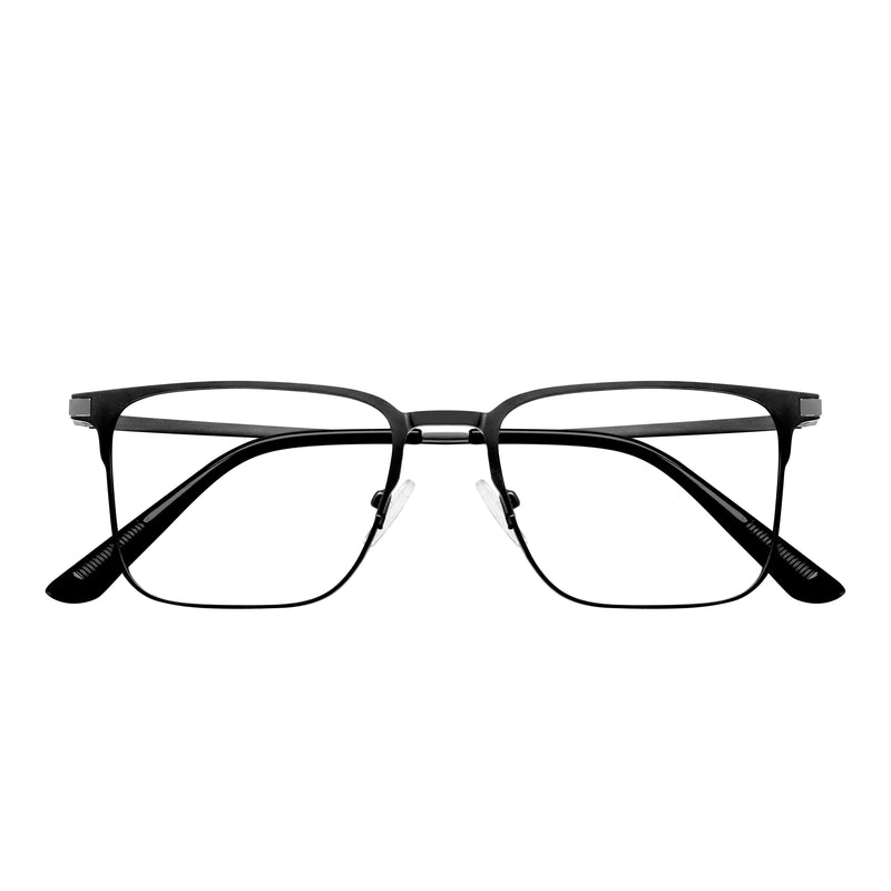 Oscar Acetate Rectangle Magnetic Clip on Glasses