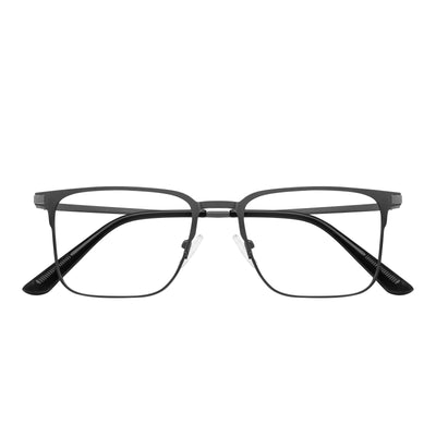 Oscar Acetate Rectangle Magnetic Clip on Glasses