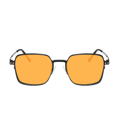 Gavin Acetate Rectangle Magnetic Clip on Glasses