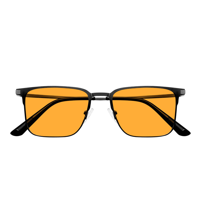 Oscar Acetate Rectangle Magnetic Clip on Glasses