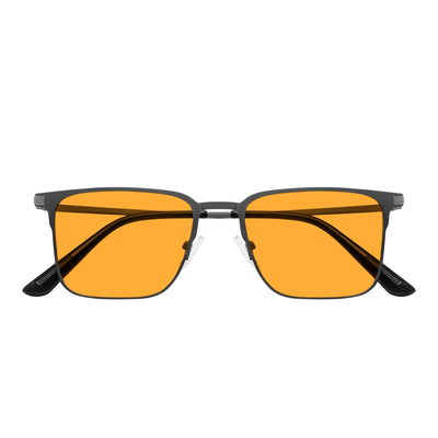 Oscar Acetate Rectangle Magnetic Clip on Glasses