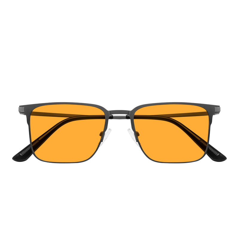 Oscar Acetate Rectangle Magnetic Clip on Glasses