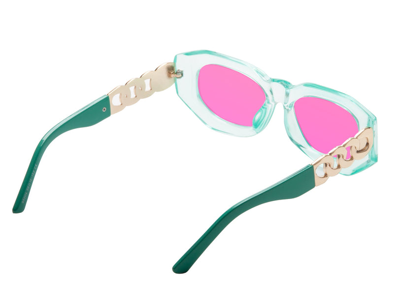 Aubriana Geometric Sunglasses