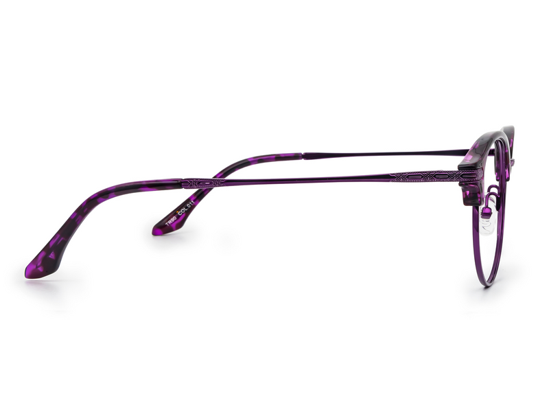 Suave Browline Oval Glasses