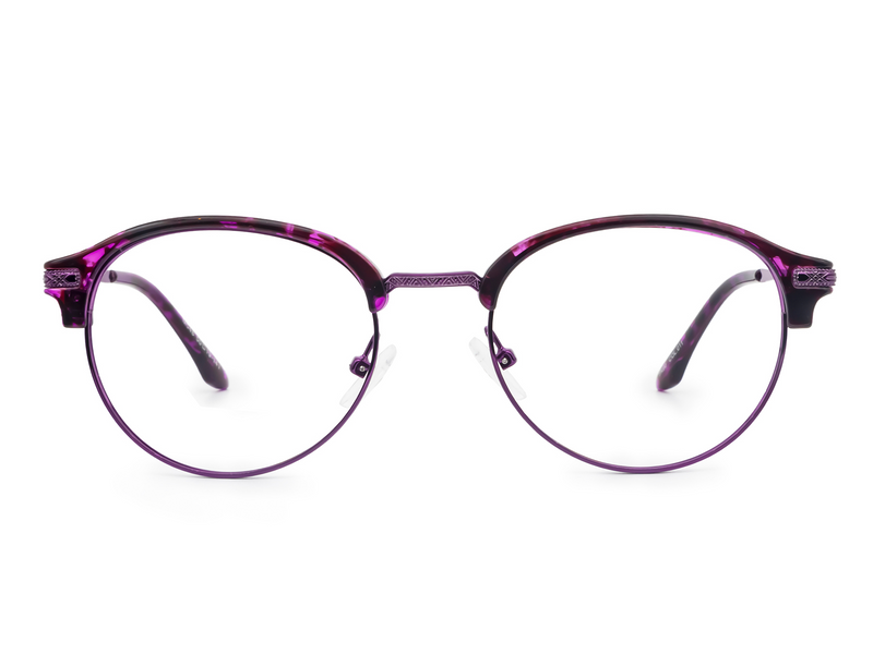 Suave Browline Oval Glasses