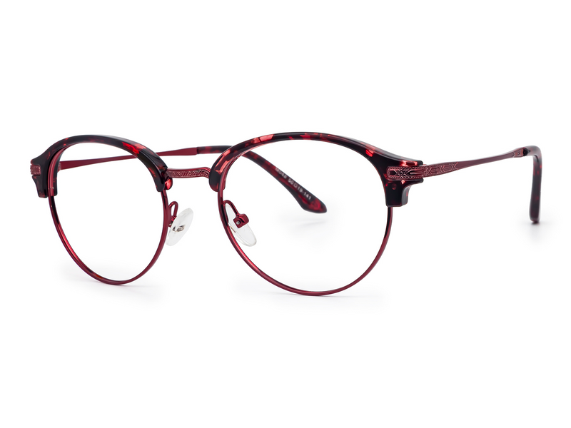 Suave Browline Oval Glasses