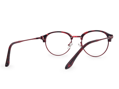 Suave Browline Oval Glasses