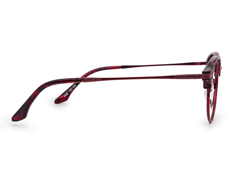 Suave Browline Oval Glasses