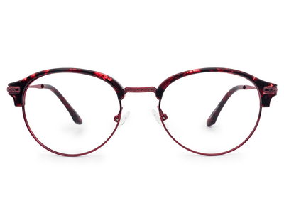Suave Browline Oval Glasses