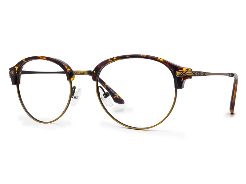 Suave Browline Oval Glasses