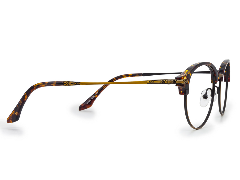 Suave Browline Oval Glasses