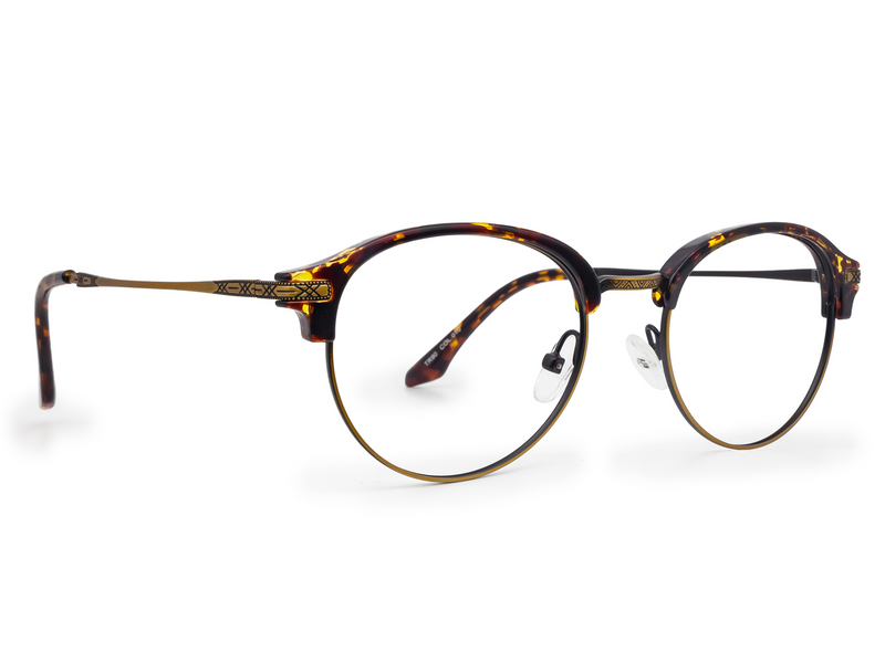 Suave Browline Oval Glasses